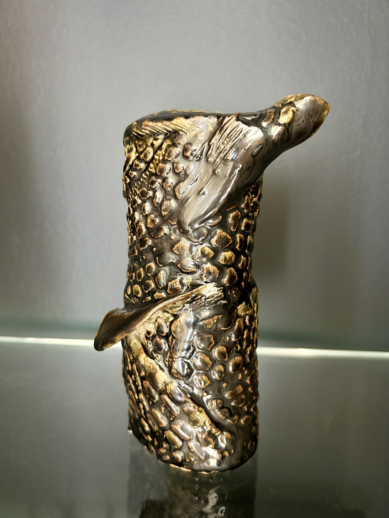 Vase Princess Crocodile detail